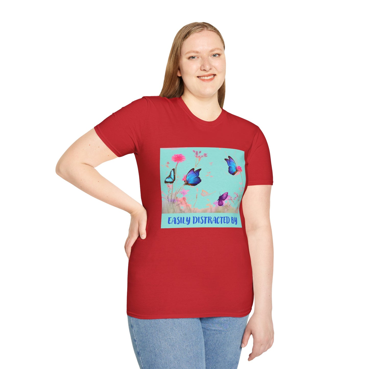 Easily distracted by Butterfly T-Shirt