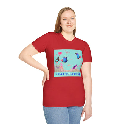 Easily distracted by Butterfly T-Shirt