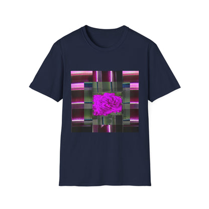 Vibrant Abstract Art T-Shirt, Trendy Graphic Tee, Softstyle Shirt, Unique Gift for Art Lovers, Casual Everyday Wear