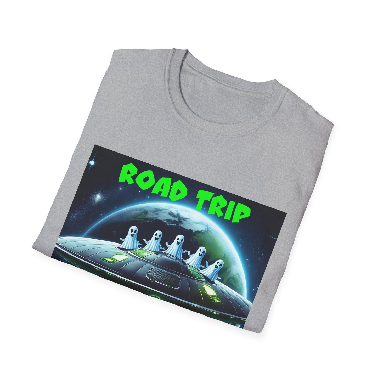 Retro Road Trip Alien T-Shirt | Unisex Graphic Tee, Space Adventure Shirt, Gift for Travelers, Cool Summer Tee, Road Trip Essentials