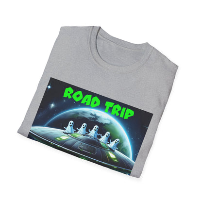 Retro Road Trip Alien T-Shirt | Unisex Graphic Tee, Space Adventure Shirt, Gift for Travelers, Cool Summer Tee, Road Trip Essentials