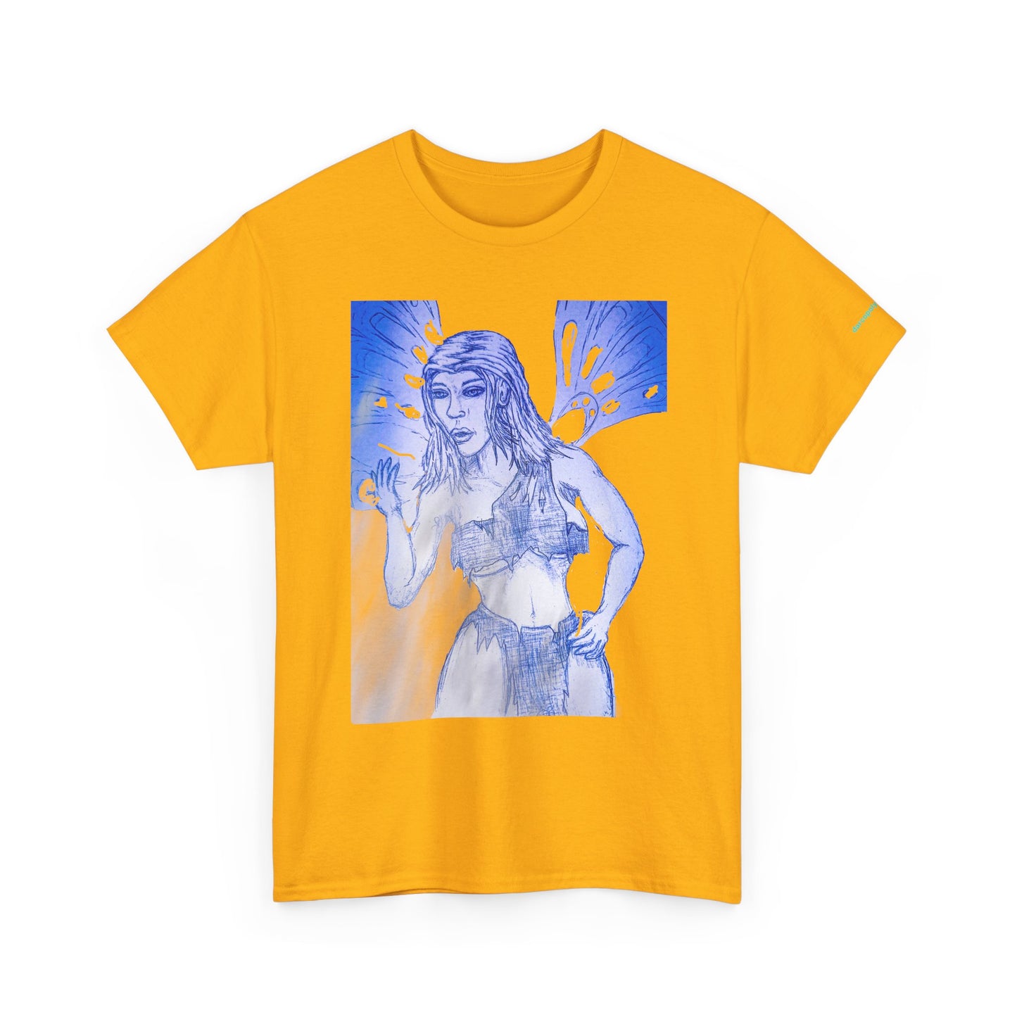 Fairy Warrior Angel Unisex Heavy Cotton Tee