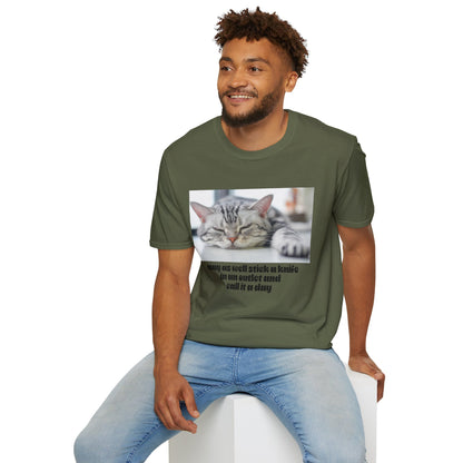 Funny Cat Quote T-Shirt, Unisex Tee, Cat Lover Gift, Sarcastic Humor Shirt, Casual Wear, Gift for Pet Owners