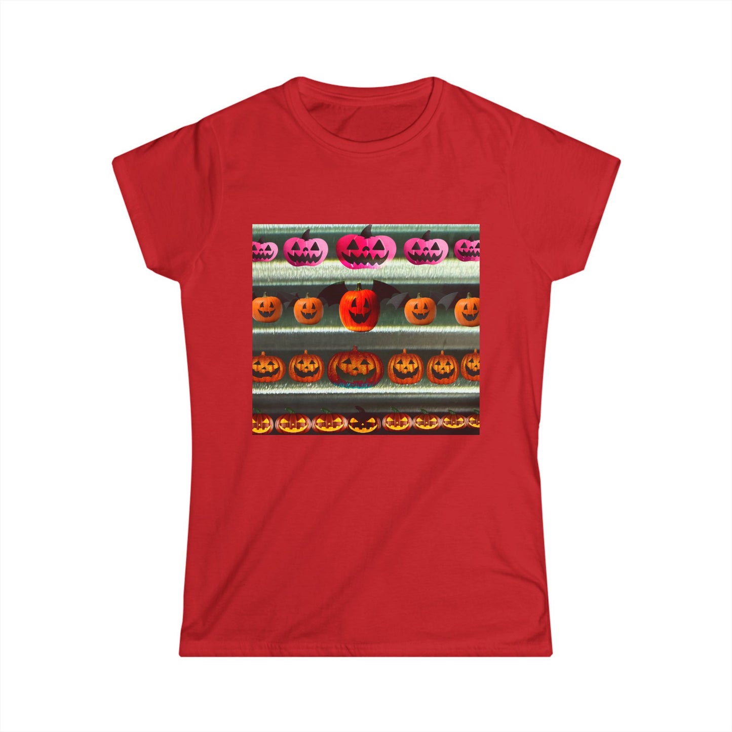 Halloween Pumpkin Revival Graphic Women's Softstyle Tee, Cute Casual Shirt, Fall Fashion, Trick or Treat Tee, Spooky Season Apparel, Halloween [...]