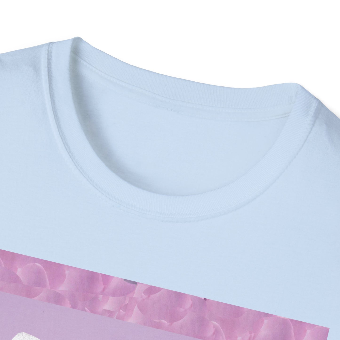 Pale Pink Flowers Abstract Unisex T-Shirt