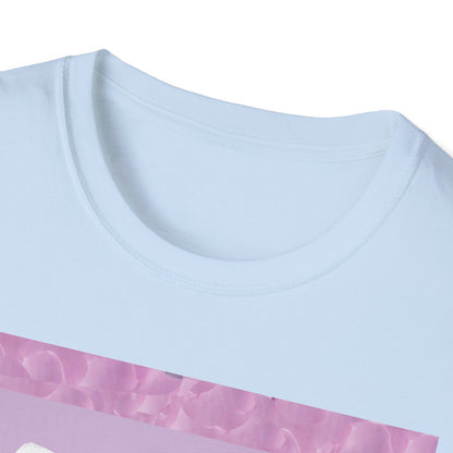 Pale Pink Flowers Abstract Unisex T-Shirt
