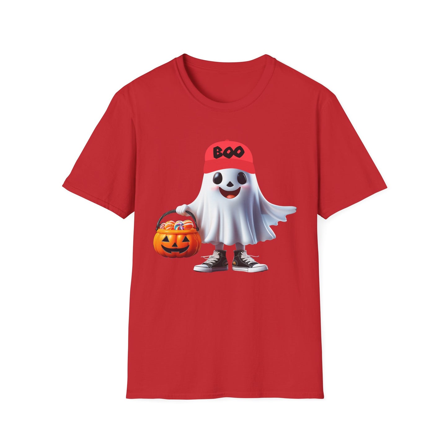 Fun Halloween Ghost T-Shirt, Boo Ghost Tee, Unisex Halloween Shirt, Cute Ghost Costume Top, Spooky Season Apparel
