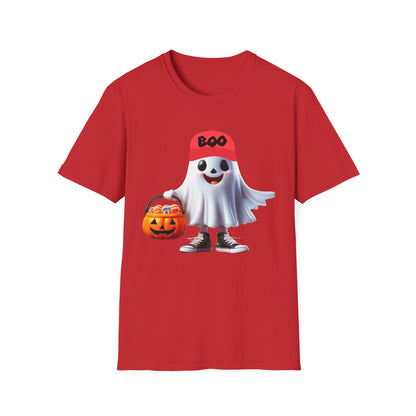 Fun Halloween Ghost T-Shirt, Boo Ghost Tee, Unisex Halloween Shirt, Cute Ghost Costume Top, Spooky Season Apparel