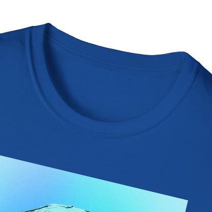 Skull Graphic  Bright Colored Unisex Softstyle T-Shirt, Edgy Tee, Casual Wear, Festival Apparel, Gift for Horror Fans, Halloween Clothing