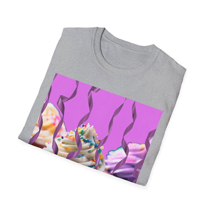 Colorful Cupcake Unisex T-Shirt | Sweet Treats Tee, Birthday Gift, Dessert Lover’s Apparel, Cute Food Shirt, Fun Casual Wear