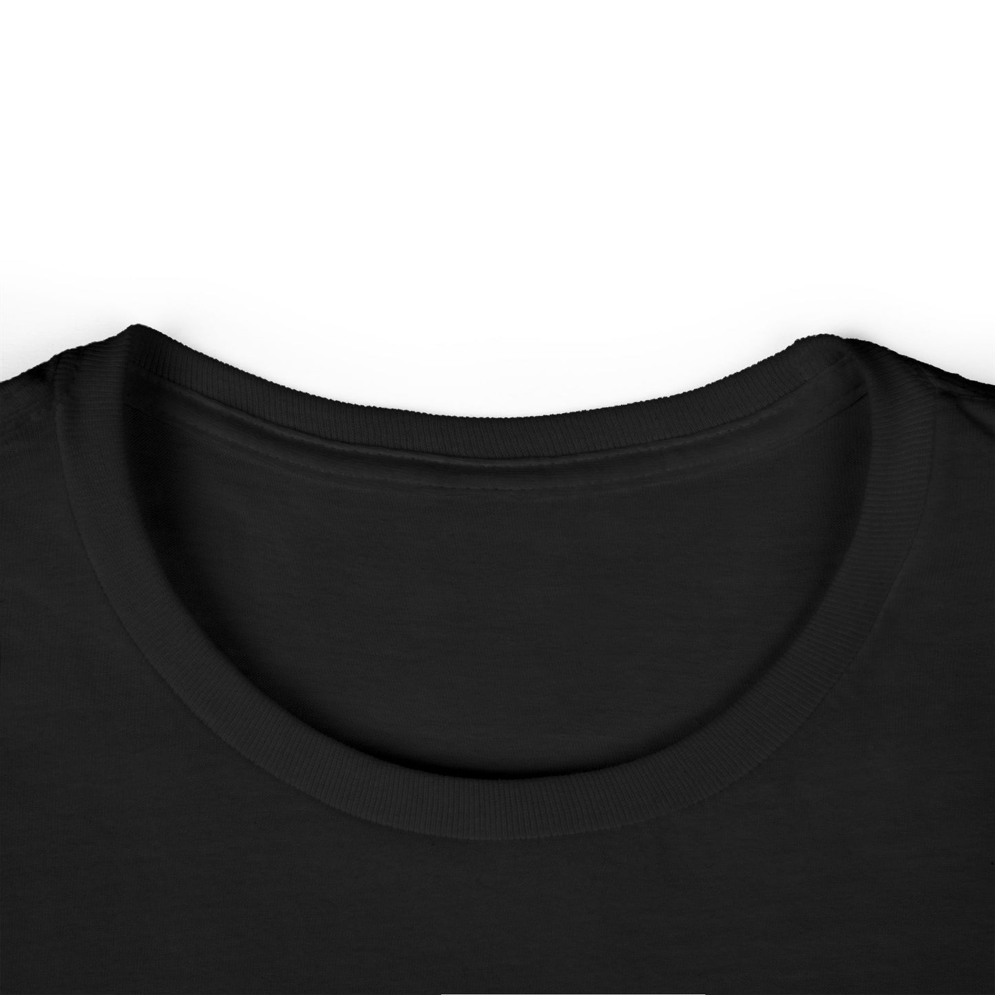 Playful tabby reaches for pink moon Women's Softstyle Tee