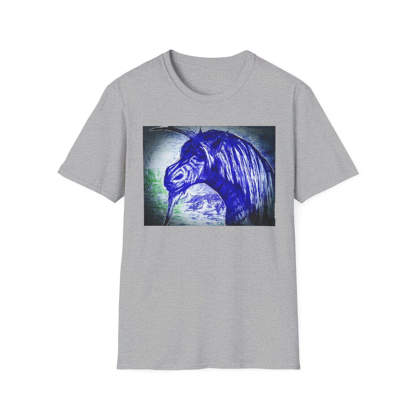 Magical Unicorn T-Shirt, Unisex Softstyle Tee, Perfect Gift for Animal Lovers, Birthday Present, Dreamy Casual Wear, Unique Graphic Tee