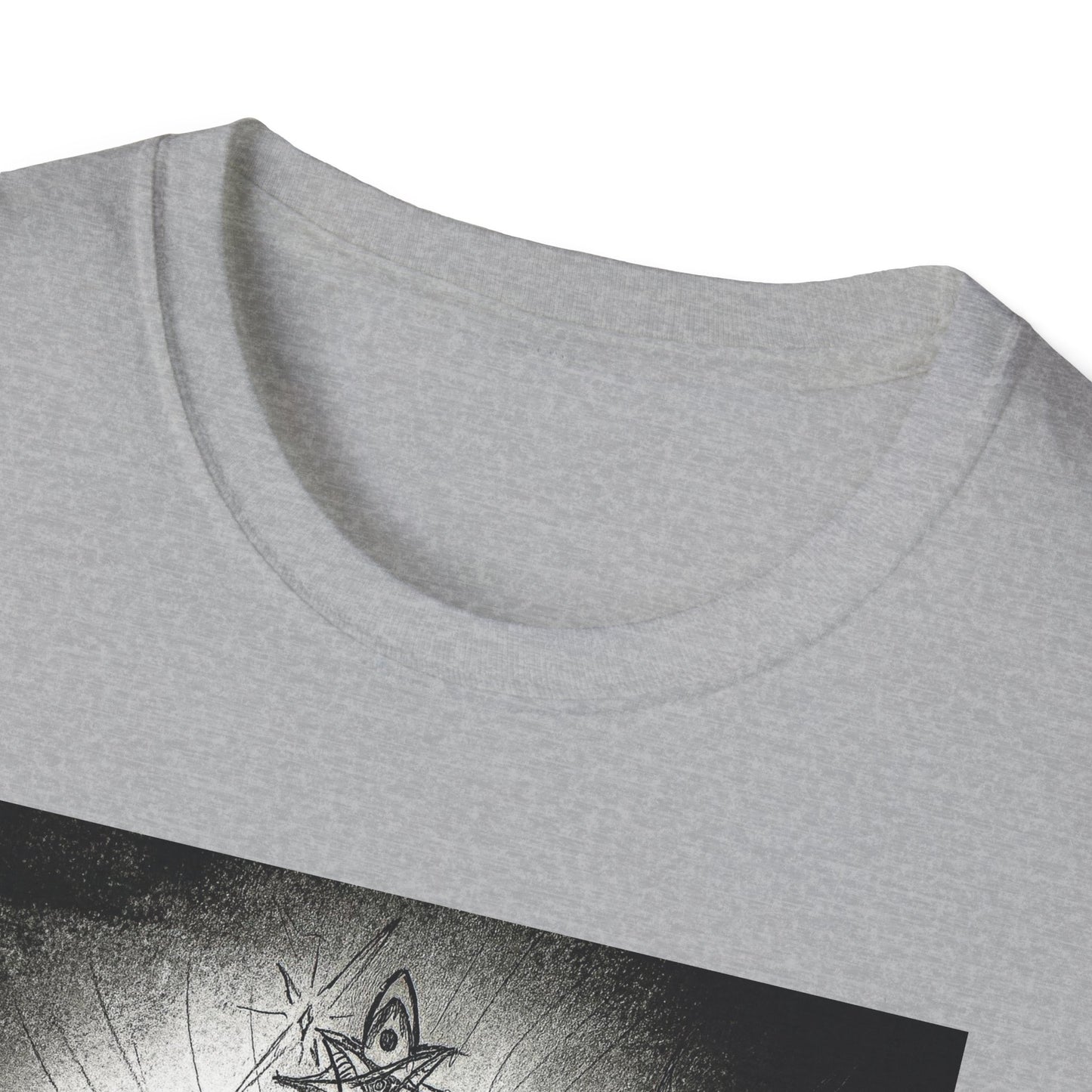 Celtic Cross Graphic Tee, Unisex Softstyle T-Shirt, Spiritual Cross Design Shirt, Casual Wear, Gift for Him/Her