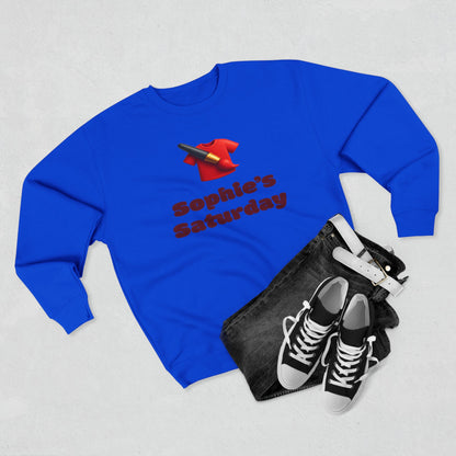 Personalized Sophies Saturday Sweatshirt, Cozy Unisex Crewneck, Weekend Vibes Gift, Customized Apparel, Casual Wear for Her