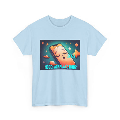 Tee Shirt - Airplane Mode Cute Phone Sleeping Design