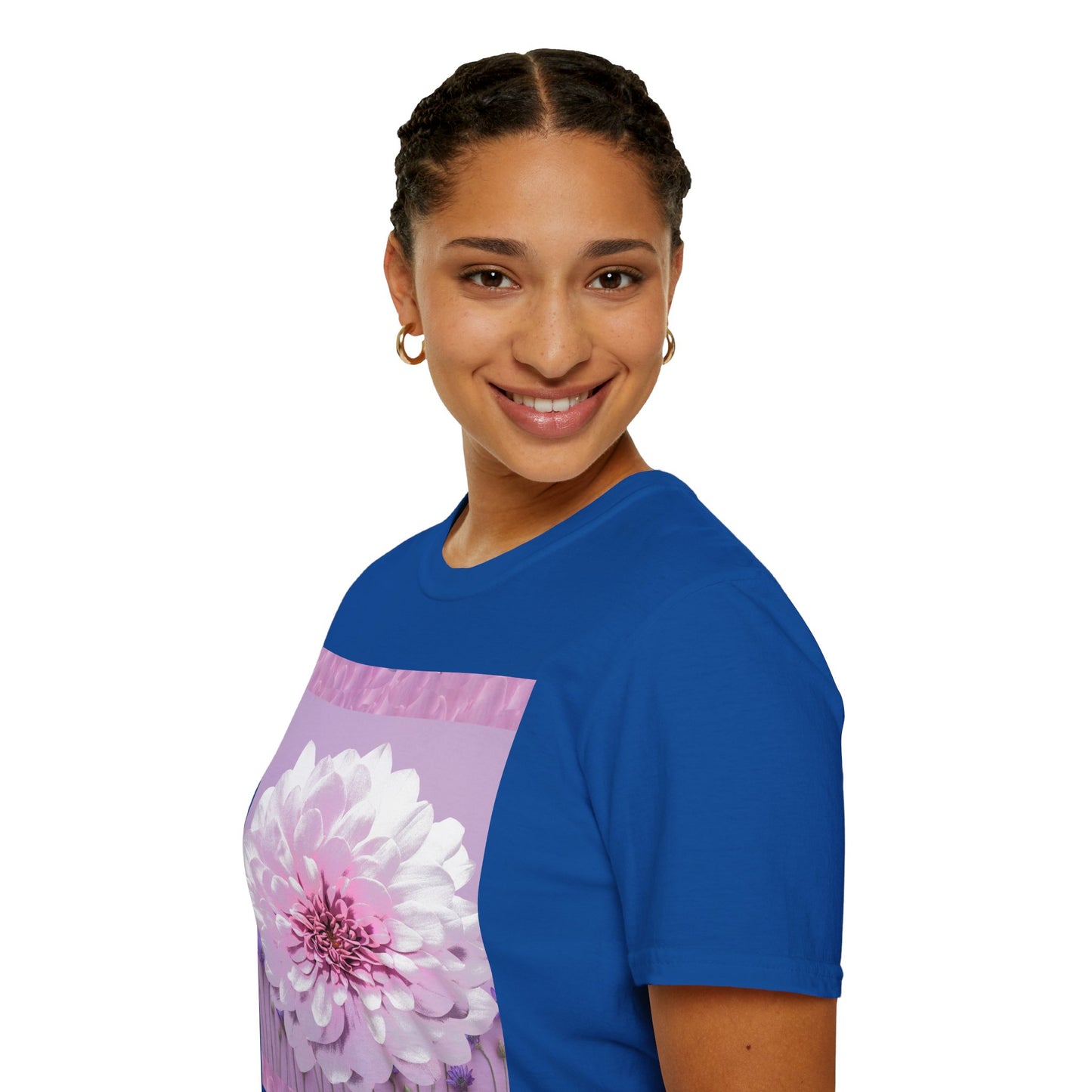 Pale Pink Flowers Abstract Unisex T-Shirt