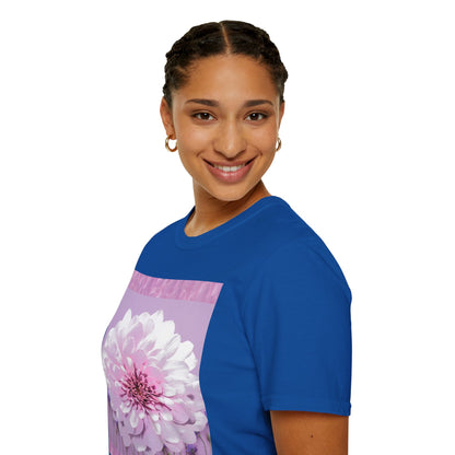 Pale Pink Flowers Abstract Unisex T-Shirt