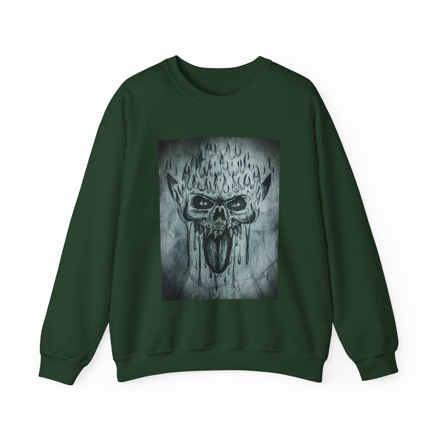 Skull Crewneck Sweatshirt