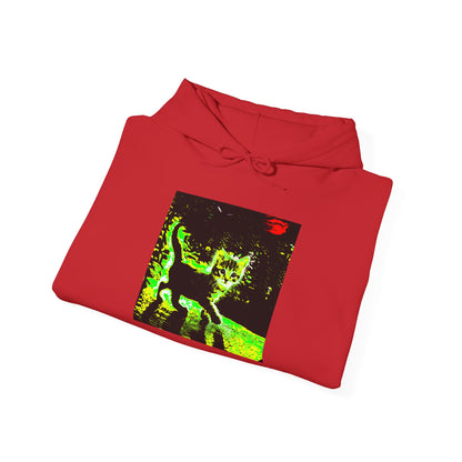 Glow-in-the-Dark Cat Hoodie | Perfect for Cat Lovers, Cozy Nights, Halloween & Everyday Style