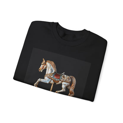 Vintage Carousel Horse Crewneck Sweatshirt, Cozy Sweatshirt, Equestrian Gift, Animal Art Sweatshirt, Unique Fall Apparel, Celebration [...]