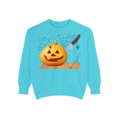 Spooky Pumpkin Sweatshirt, Halloween Apparel, Fall Fashion, Cozy Unisex Crewneck, Pumpkin Decor, Family Friendly Halloween
