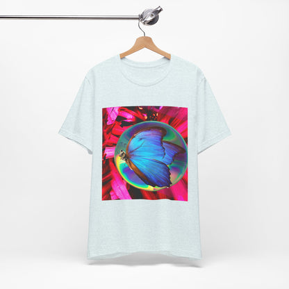Colorful Butterfly Graphic Tee, Butterfly Shirt, Unisex T-Shirt, Nature Lover Gift, Casual Summer Wear, Vibrant Art Tee