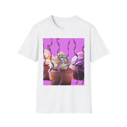 Colorful Cupcake Unisex T-Shirt | Sweet Treats Tee, Birthday Gift, Dessert Lover’s Apparel, Cute Food Shirt, Fun Casual Wear
