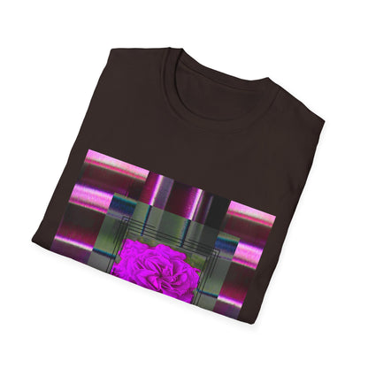 Vibrant Abstract Art T-Shirt, Trendy Graphic Tee, Softstyle Shirt, Unique Gift for Art Lovers, Casual Everyday Wear