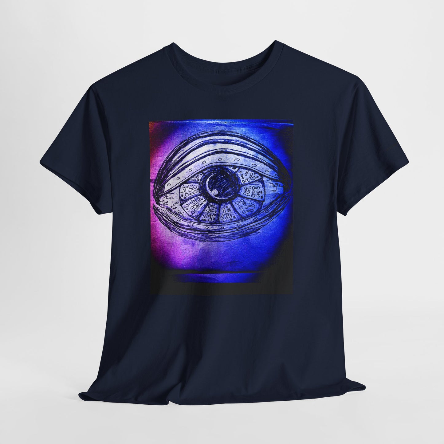 Mystic Eye Graphic Tee — Cosmic Third Eye Illustration T-Shirt