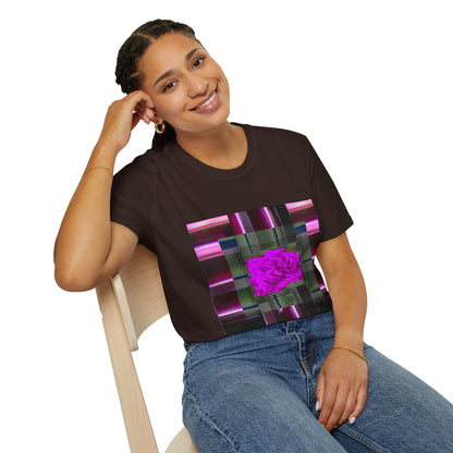 Vibrant Abstract Art T-Shirt, Trendy Graphic Tee, Softstyle Shirt, Unique Gift for Art Lovers, Casual Everyday Wear