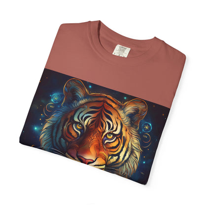 Chic Chinese Zodiac Tiger T-Shirt, Unisex Graphic Tee, Astrology Apparel, Zodiac Fashion, Year of the Tiger Shirt