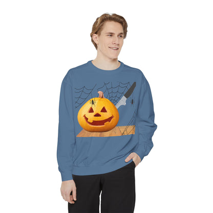 Spooky Pumpkin Sweatshirt, Halloween Apparel, Fall Fashion, Cozy Unisex Crewneck, Pumpkin Decor, Family Friendly Halloween