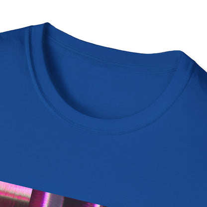 Vibrant Abstract Art T-Shirt, Trendy Graphic Tee, Softstyle Shirt, Unique Gift for Art Lovers, Casual Everyday Wear