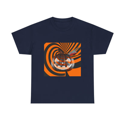 Pumpkin Swirl Unisex Tee | Halloween Shirt, Fall Fashion, Casual Outfit, Gift for Her, Pumpkin Spice Vibes