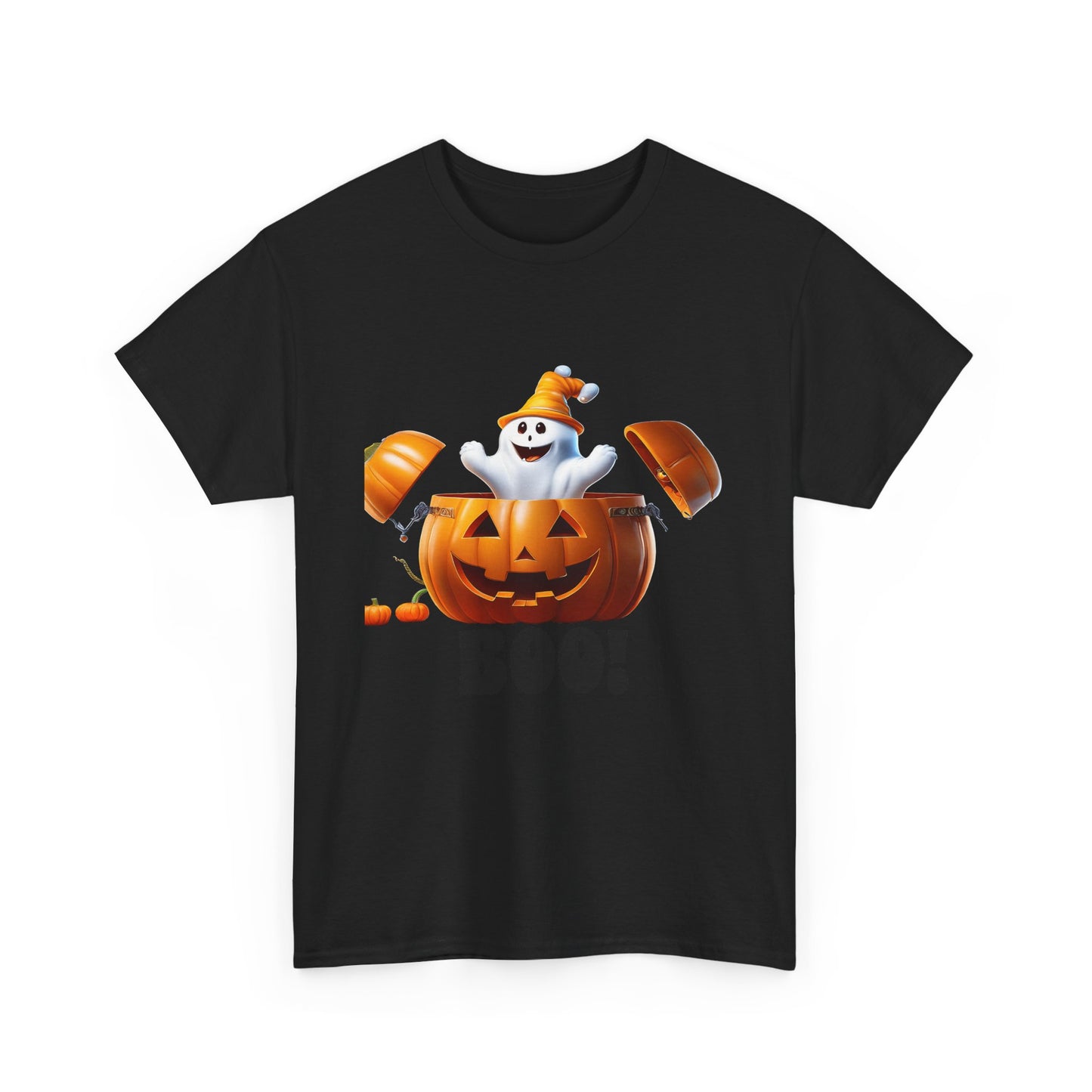 Halloween Jack-in-the-Box, unisex cotton tee