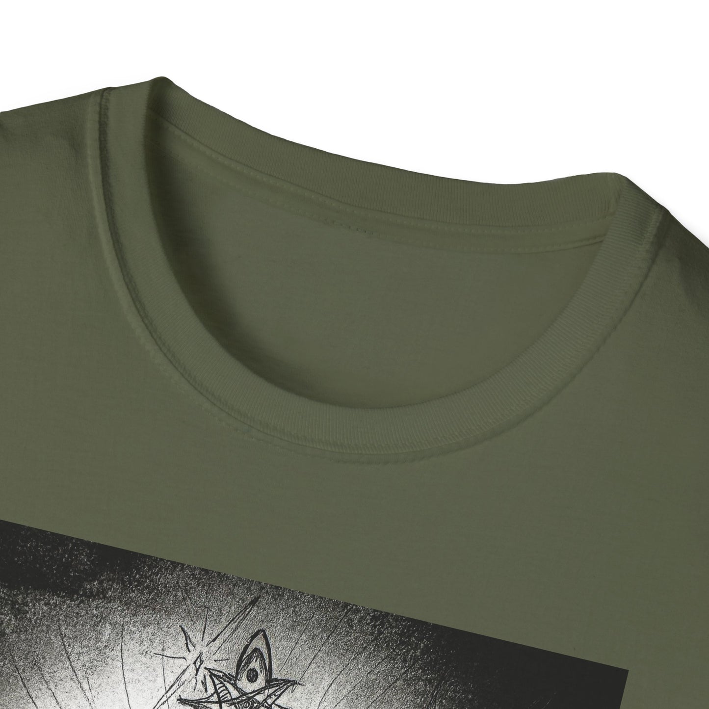 Celtic Cross Graphic Tee, Unisex Softstyle T-Shirt, Spiritual Cross Design Shirt, Casual Wear, Gift for Him/Her