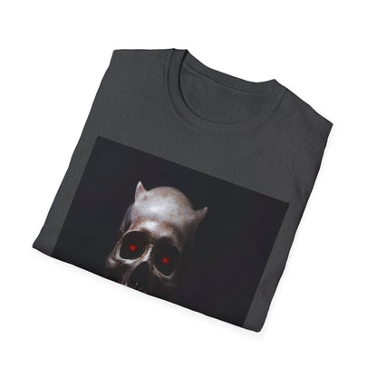 Spooky Skull BOO Halloween Tee, Unisex Softstyle T-Shirt, Halloween Apparel, Casual Ghost Shirt, October Fun Wear, Boo T-Shirt