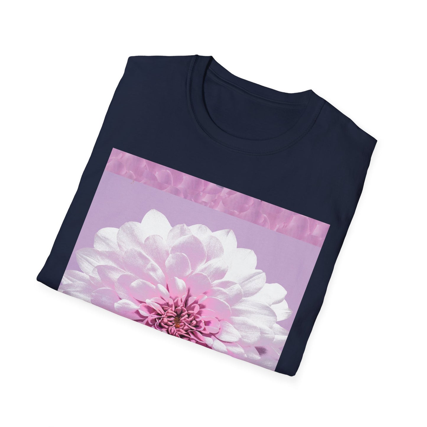 Pale Pink Flowers Abstract Unisex T-Shirt