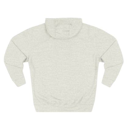 Halloween Distorted Pumpkin Three-Panel Fleece Hoodie