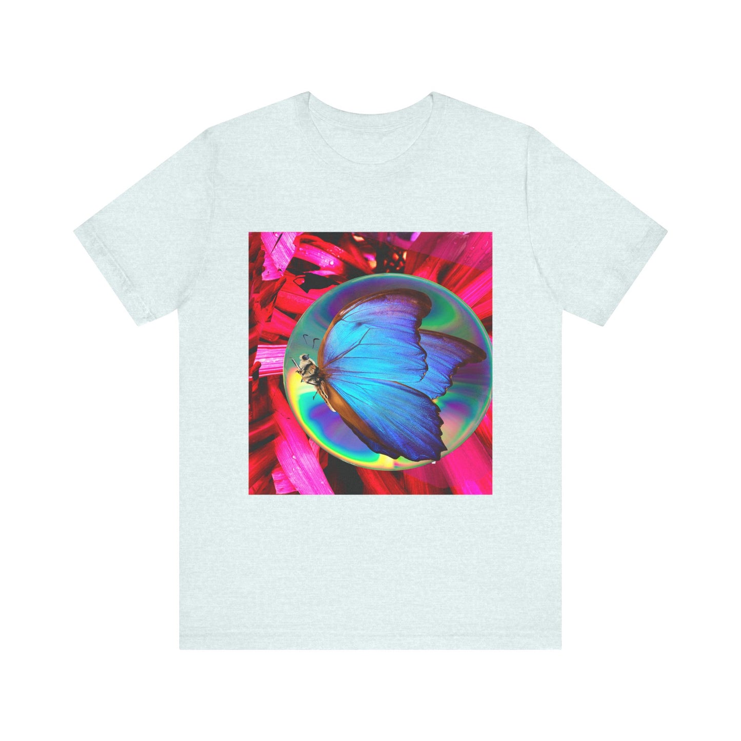 Colorful Butterfly Graphic Tee, Butterfly Shirt, Unisex T-Shirt, Nature Lover Gift, Casual Summer Wear, Vibrant Art Tee