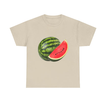 Summer Vibes Watermelon Tee, Fun Summer Shirt, Unisex Graphic T-Shirt, Cute Gift for Fruit Lovers, Casual Everyday Top