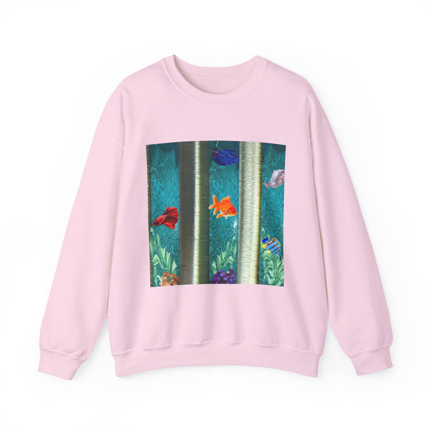 Vibrant Aquatic Sweatshirt - Cozy Outfit, Unique Gift, Everyday Comfort, Relaxing Atmosphere, Ocean Lover's Apparel