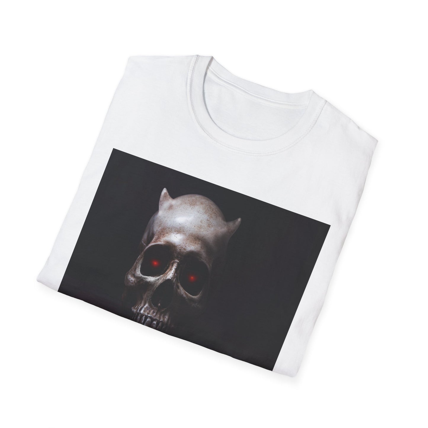 Spooky Demon Boo T-Shirt | Halloween Costume Tee | Unisex Softstyle Tee | Boo! Graphic Shirt | Casual Wear | Comfortable Halloween Apparel