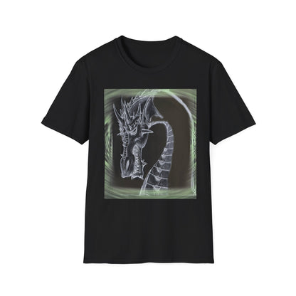 Dragon Skull T-Shirt — Gothic Fantasy Dragon Art Tee