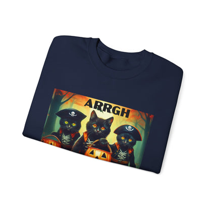 Pirate Cats Crewneck Sweatshirt - Halloween Costume