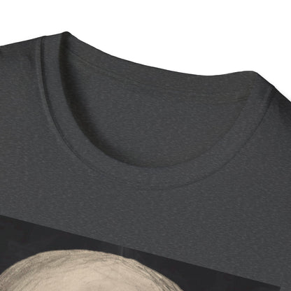 Skull Art Unisex Softstyle T-Shirt - Edgy Graphic Tee for Halloween, Festival Wear, Music Lovers, Gift Idea, Casual Style