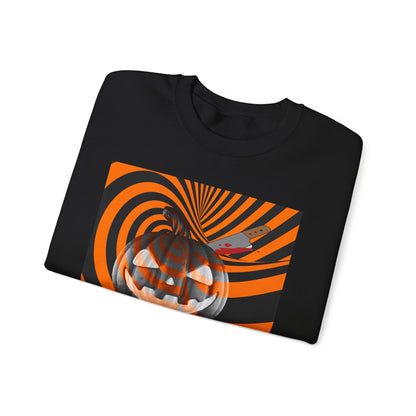Halloween Pumpkin Crewneck Sweatshirt