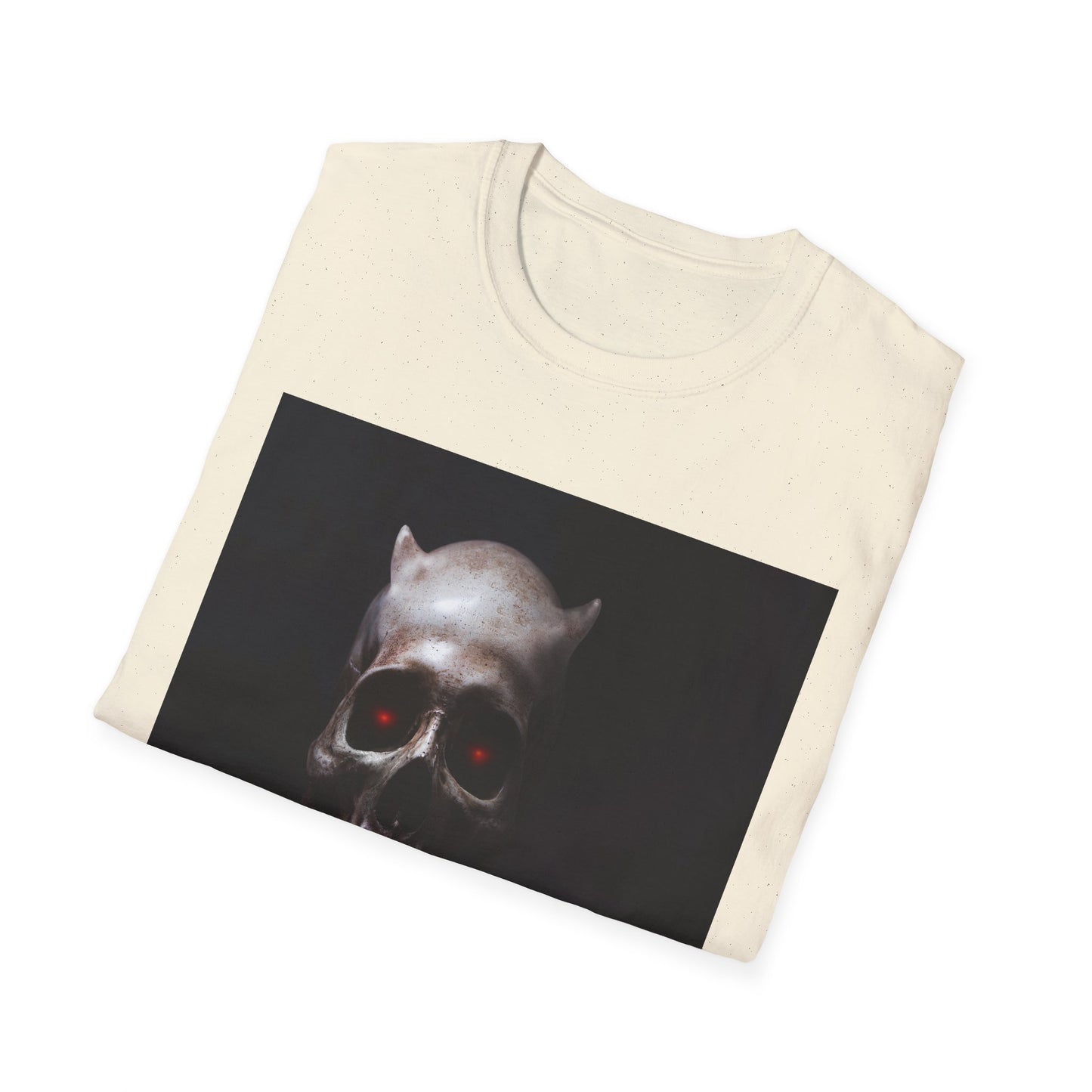Spooky Skull BOO Halloween Tee, Unisex Softstyle T-Shirt, Halloween Apparel, Casual Ghost Shirt, October Fun Wear, Boo T-Shirt