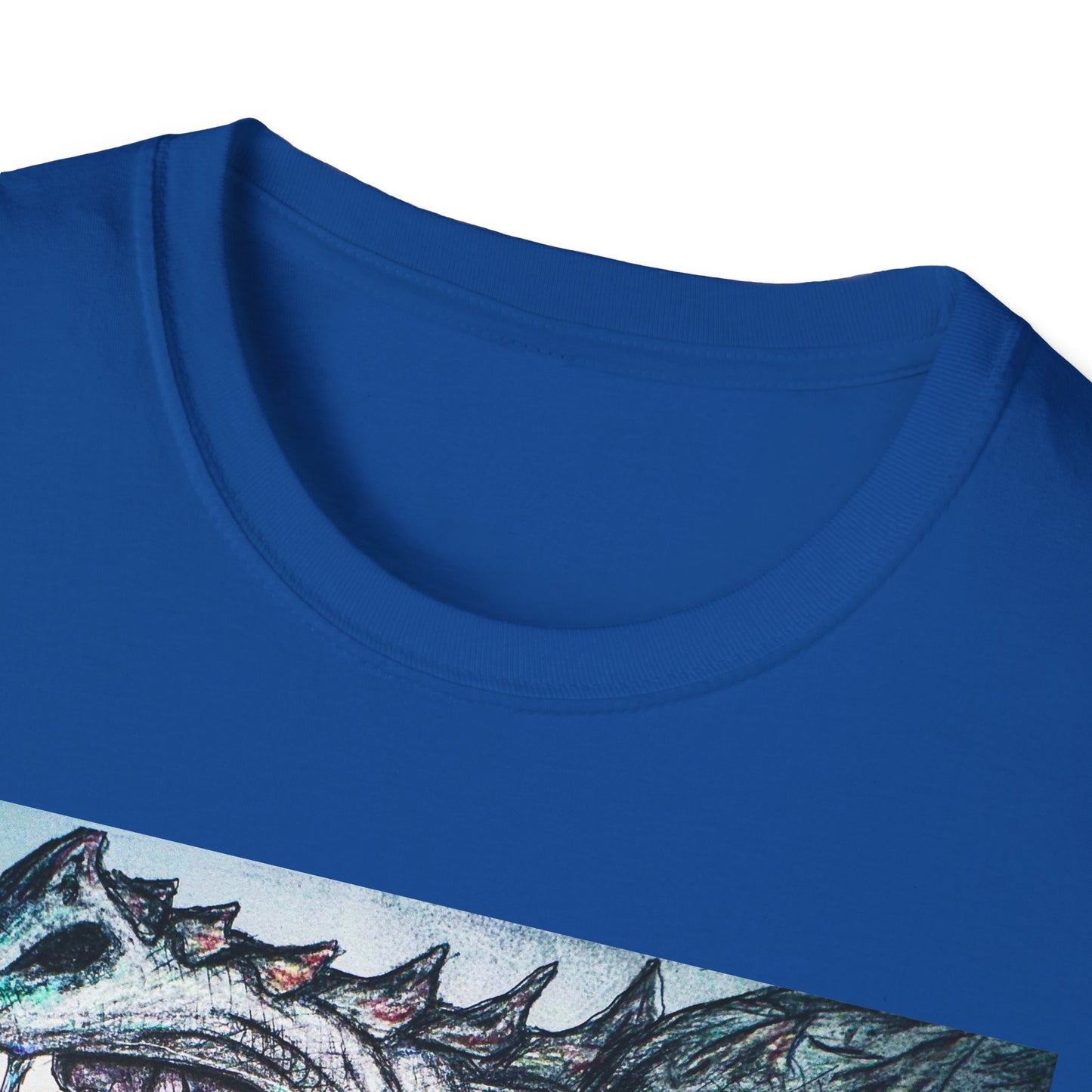 Graphic Dragon Art Unisex T-Shirt, Unique Gift for Ocean Lovers, Summer Vibes, Casual Wear, Perfect for Beach Days, Art Parties