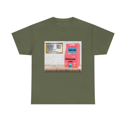 Cupcake ATM Tee Shirt 
Unisex Cotton